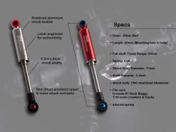 Gmade GM20801 TS01 Scale Shock Red 90mm 4pcs 1/10 Buggy, Crawlers & Trucks 15 Gmade GM20801 TS01 Scale Shock Red 90mm 4pcs 1/10 Buggy, Crawlers & Trucks -Remote controlled off-road vehicle store 389947 45021.1623204012