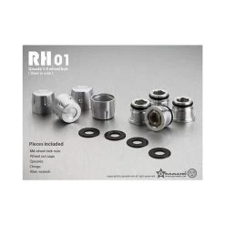 Gmade GM70112 1.9 RH01 Wheel Hubs Silver (4) -Remote controlled off-road vehicle store 396804 58998.1687716776