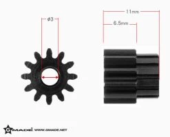 Gmade GM81412 32 Pitch 3mm Hardened Steel Pinion Gear 12T (1) -Remote controlled off-road vehicle store 403334 32615.1687717038