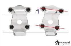 Gmade GM51121S Aluminum C-Hub Carrier 7 Degree Axle (2) R1 Rock Buggy -Remote controlled off-road vehicle store 403608 69674.1623204380