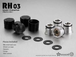 Gmade GM70134 1.9 RH03 Wheel Hubs (Black) (4) 11 Gmade GM70134 1.9 RH03 Wheel Hubs (Black) (4) -Remote controlled off-road vehicle store 404122 33936.1654435762
