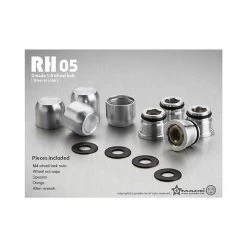 Gmade GM70152 1.9 RH05 Wheel Hubs Silver (4) -Remote controlled off-road vehicle store 405068 20194.1687716881