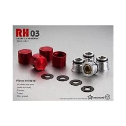 Gmade GM70131 1.9 RH03 Wheel Hubs Red (4) -Remote controlled off-road vehicle store 407957 90784.1687716834