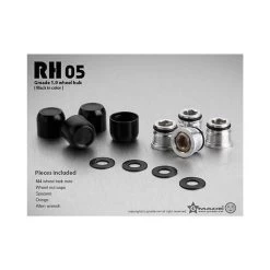 Gmade GM70154 1.9 RH05 Wheel Hubs Black (4) -Remote controlled off-road vehicle store 408090 93790.1654435814