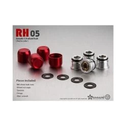 Gmade GM70151 1.9 RH05 Wheel Hubs Red (4) -Remote controlled off-road vehicle store 415968 63704.1687716872