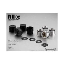 Gmade GM70124 1.9 RH02 Wheel Hubs Black (4) -Remote controlled off-road vehicle store 415972 72278.1687716825