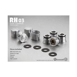 Gmade GM70132 1.9 RH03 Wheel Hubs Silver (4) -Remote controlled off-road vehicle store 420752 50852.1654435752