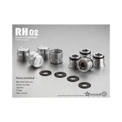 Gmade GM70122 1.9 RH02 Wheel Hubs Silver (4) -Remote controlled off-road vehicle store 433390 07958.1687716805