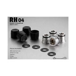 Gmade GM70144 1.9 RH04 Wheel Hubs Black 4Pcs -Remote controlled off-road vehicle store 433394 56777.1687716863