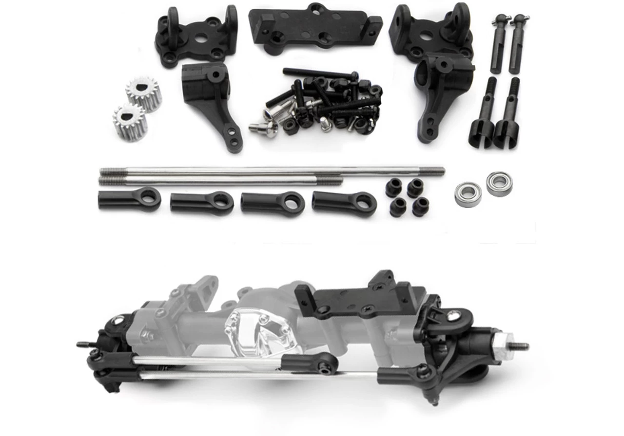 Gmade GM51124S Rear Steering Kit R1 Rock Buggy 3 Gmade GM51124S Rear Steering Kit R1 Rock Buggy