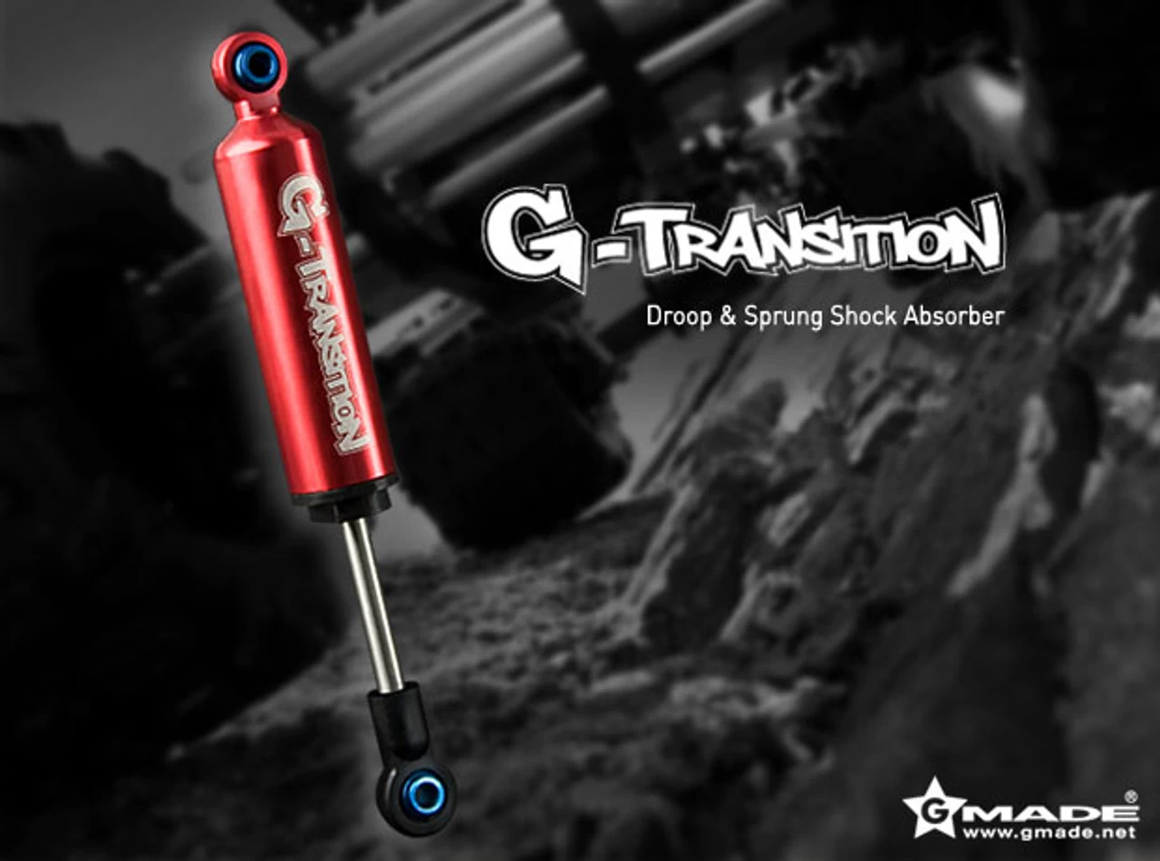 Gmade GM20501 G-Transition Shock Red 80mm 4pcs 1/10 Crawlers & Trucks 4 Gmade GM20501 G-Transition Shock Red 80mm 4pcs 1/10 Crawlers & Trucks - Image 2