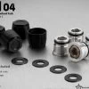 Gmade GM70144 1.9 RH04 Wheel Hubs Black 4Pcs -Remote controlled off-road vehicle store 493986 55260.1687716861
