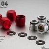 Gmade GM70141 1.9 RH04 Wheel Hubs Red 4Pcs -Remote controlled off-road vehicle store 493987 42285.1687716842