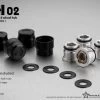 Gmade GM70124 1.9 RH02 Wheel Hubs Black (4) 2 Gmade GM70124 1.9 RH02 Wheel Hubs Black (4) -Remote controlled off-road vehicle store 493991 25840.1687716823