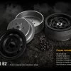 Gmade GM70174 1.9 " SR02 Beadlocks Wheels (Matt Black) 2pcs For 1.9inch Size Tires -Remote controlled off-road vehicle store 602844 71299.1623204849