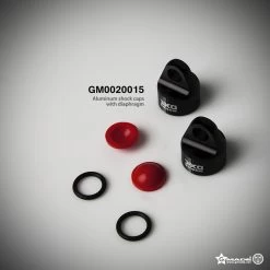 Gmade Aluminum XD Shock Caps With Diaphragms GM0020015
