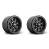 Gmade GM70234 2.2 " GT02 Black Beadlock Wheels (2) 2.2inch / 12mm Hex Size Tires -Remote controlled off-road vehicle store 638439 00108.1623204885