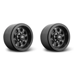 Gmade GM70234 2.2 " GT02 Black Beadlock Wheels (2) 2.2inch / 12mm Hex Size Tires