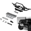 Gmade GM30009 GS01 Front Tube Bumper W/ Silver Aluminum Skid Plate GS01 Chassis -Remote controlled off-road vehicle store 638485 24512.1623204153