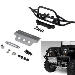 Gmade GM30009 GS01 Front Tube Bumper W/ Silver Aluminum Skid Plate GS01 Chassis