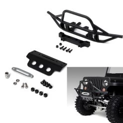 Gmade GM30010 GS01 Front Tube Bumper W/ Black Aluminum Skid Plate GS01 Chassis