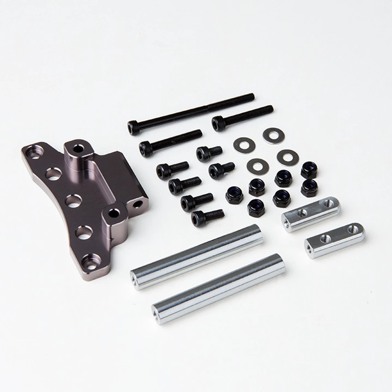 Gmade GM30020 GS01 Axle Front Upper Link Mount (Titanium Gray) : Komodo 3 Gmade GM30020 GS01 Axle Front Upper Link Mount (Titanium Gray) : Komodo