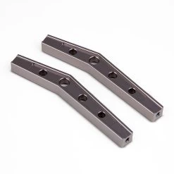 Gmade GM30028 GS01 Machined M3 78mm Bent Lower Link (2) (Titanium Grey) : Komodo