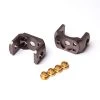 Gmade GM30037 Aluminum C-Hub Carrier Titanium Gray (2) For Gmade GS01 Axle -Remote controlled off-road vehicle store 638933 14547.1623204194