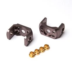 Gmade GM30037 Aluminum C-Hub Carrier Titanium Gray (2) For Gmade GS01 Axle