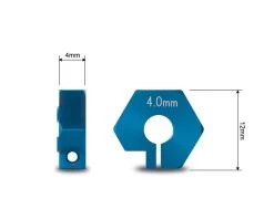 Gmade GM70193 Clamp Type Aluminum 12mm Wheel Hub (4) (4mm Thick) -Remote controlled off-road vehicle store 639219 49749.1687716934