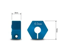 Gmade GM70213 Clamp Type Aluminum 12mm Wheel Hub (4) (6mm Thick) -Remote controlled off-road vehicle store 639233 39002.1687716948