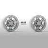 Gmade GM70265 1.9" NR02 Beadlock Wheels Chrome (2) For 1.9" Tires / 12mm Hex -Remote controlled off-road vehicle store 639293 16688.1687716960