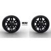 Gmade GM70264 1.9" NR02 12mm Hex Black Beadlock Wheels (2) For 1.9" Tires -Remote controlled off-road vehicle store 639334 18066.1654435881