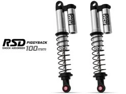 Gmade GM23102 RSD Piggyback Shock 100mm Silver (2) : SCX10 / RC4WD