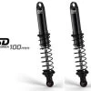 Gmade GM23404 RSD Shock 100mm Black (2) : SCX10 / RC4WD -Remote controlled off-road vehicle store 660468 88891.1687716176