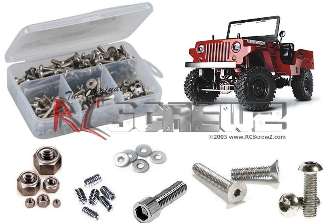 RC Screwz GMA002 GMade Sawback Rock Crawler Stainless Screw Kit 3 RC Screwz GMA002 GMade Sawback Rock Crawler Stainless Screw Kit