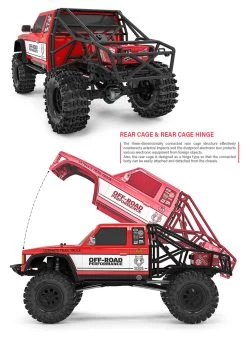 Gmade GM57000 GS02 BOM Ultimate 4×4 1/10 4WD Trail Truck Assembly Kit -Remote controlled off-road vehicle store 744553 84509.1654435632