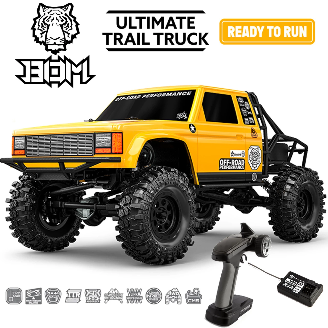 Gmade GM57003 1/10 GS02 BOM RTR Ultimate Trail Truck W/2.4GHz Radio