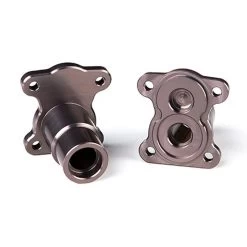 GMade GM30052 Aluminum Straight Axle Adapter (2) Titanium Gray : R1 Axle
