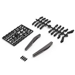 GMade GM30107 GR01 Aluminum Trailing Arm Titanium Gray : GOM