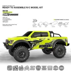 GMA57004 - 1/10 GS02 Komodo Double Cab TS Scale Trail/Crawler Kit By GMADE @ Great Hobbies 9 GMA57004 - 1/10 GS02 Komodo Double Cab TS Scale Trail/Crawler Kit By GMADE @ Great Hobbies -Remote controlled off-road vehicle store 819187 53910.1623205191