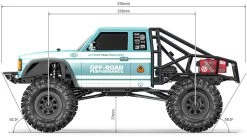 Gmade GM57011- 1/10 GS02F BOM TC Off-Roaf Kit -Remote controlled off-road vehicle store 906610 20967.1621097372