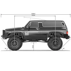 Gmade GM57012 – 1/10 GS02F BUFFALO TS 4WD RTR Crawler -Remote controlled off-road vehicle store 953541 44310.1687717225