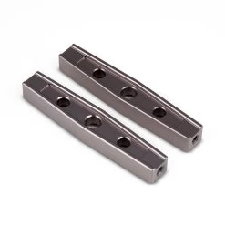 Gmade - GS01 Machined M3 54mm Upper Link (2) (Titanium Gray)