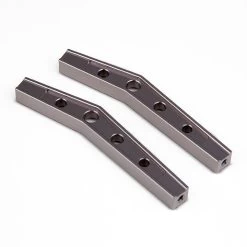 Gmade - GS01 Machined M3 78mm Bent Lower Link (2) (Titanium Gray)