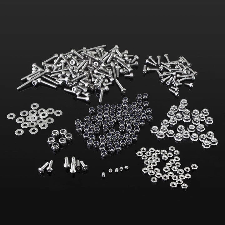 Gmade - Stainless Steel Hex Bolts & Nuts For GS01 4-link Chassis 3 Gmade - Stainless Steel Hex Bolts & Nuts For GS01 4-link Chassis