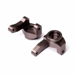Gmade - Aluminum Zero Ackerman Knuckle Arm (Titanium Gray) (2)