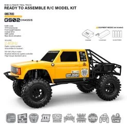 Gmade - 1/10 GS02 BOM RTR Brushed Ultimate Trail Truck, W/ 2.4GHz Radio -Remote controlled off-road vehicle store gma57003a