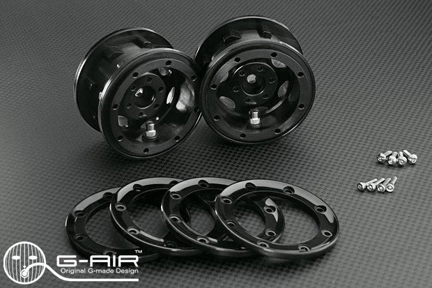 Gmade - 2.2 GT Air System Beadlock Wheels (2) 2 Gmade - 2.2 GT Air System Beadlock Wheels (2)