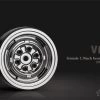 Gmade - 1.9 VR01 Beadlock Wheels (Chrome) (2) -Remote controlled off-road vehicle store gma70105 cc497c8a 41e5 4b04 b067 78a7f76ccd0e